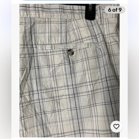 Boca Classics men's size 42 shorts multicolor plaid zip 100%Cotton - Picture 4 of 7